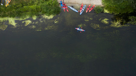 Beautiful picture taken from the top.の写真素材