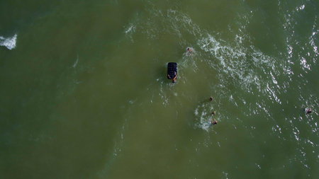 Beautiful picture taken from the top.の写真素材