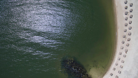 Beautiful picture taken from the top.の写真素材