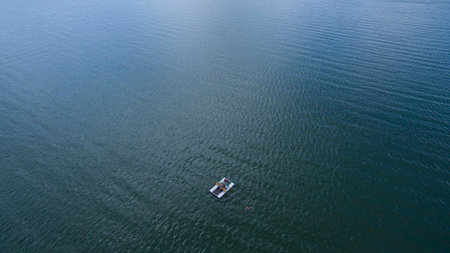 Beautiful picture taken from the top.の写真素材