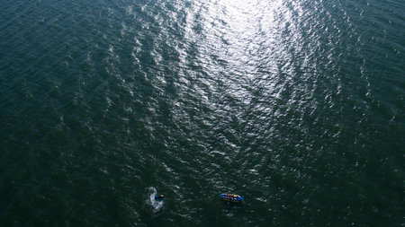 Beautiful picture taken from the top.の写真素材