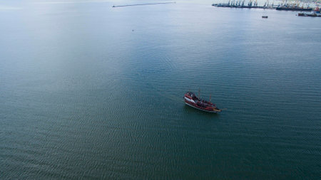 Beautiful picture taken from the top.の写真素材