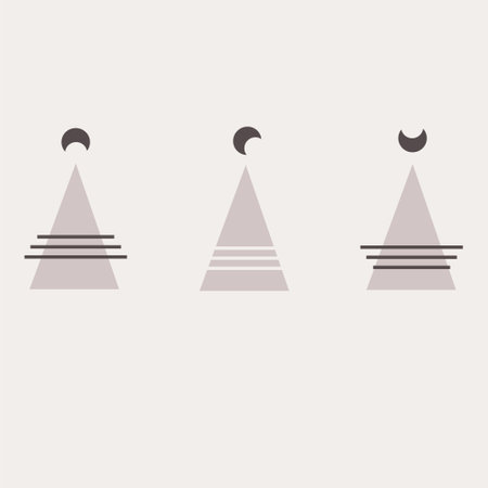 set of abstract shapes for decorのイラスト素材