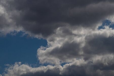cloudy sky on a sunny day as a background