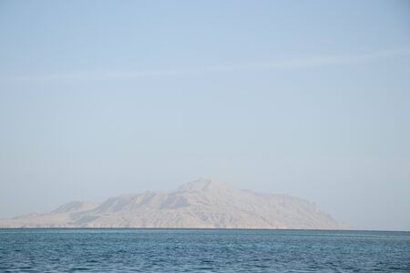 mountain against the backdrop of the Red Sea at sunset Sharm El Sheikhの写真素材