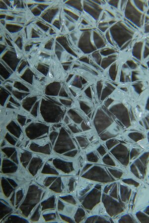 broken glass macro as background