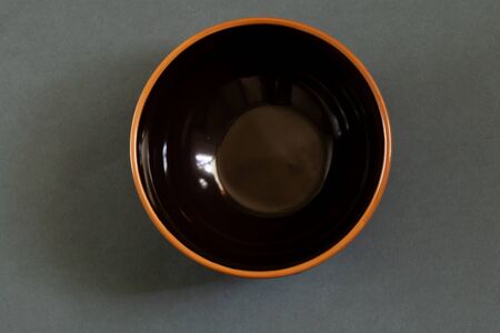 empty plate on an isolated backgroundの写真素材