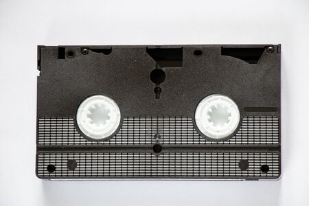 DVD cassette old on an isolated backgroundの写真素材