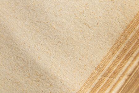 background of old yellow paper close-upの写真素材