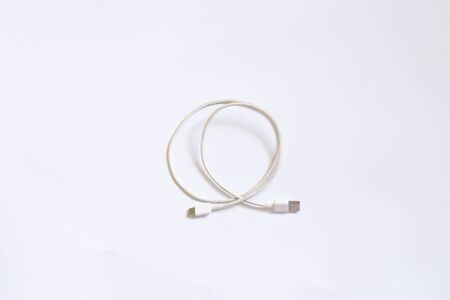 charger for the phone on a white background