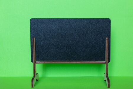 school blackboard on an isolated background, place for textの写真素材