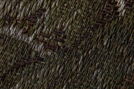 old fabric macro photo chair upholsteryの写真素材