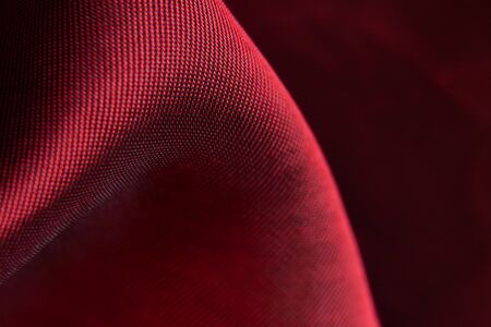 Background silk dark red macro photoの写真素材