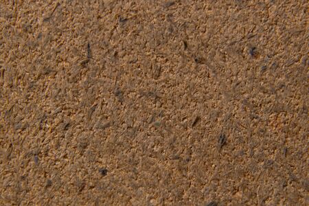 genuine plain leather dark color as background macroの写真素材