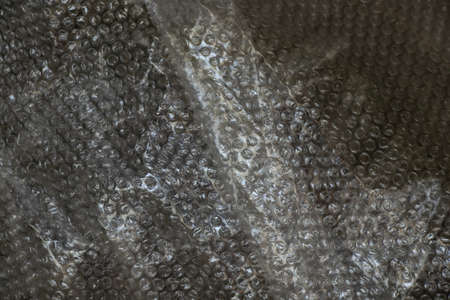 bubble plastic wrap for packing goods as background close-up
