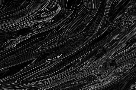 abstract wavy black and white pattern as background design, line patternの写真素材