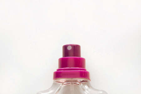 female perfume on isolated white background close upの写真素材