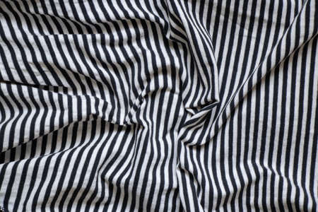 striped background black and white crumpled close-up