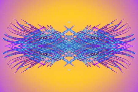 abstract multicolored peacock feather pattern, abstract background, fantasyの写真素材
