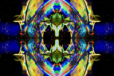 abstract space with planet, space universe, wallpaper, spaceの写真素材