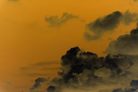 clouds in the sky for background, clouds close up