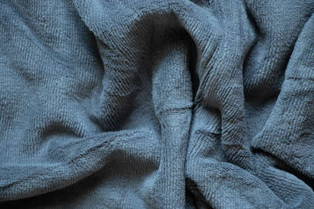 gray velor fabric wrinkled as background, gray velor background, beauty and fashionの写真素材