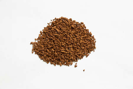 granular coffee on isolated background, coffee backgroundの写真素材
