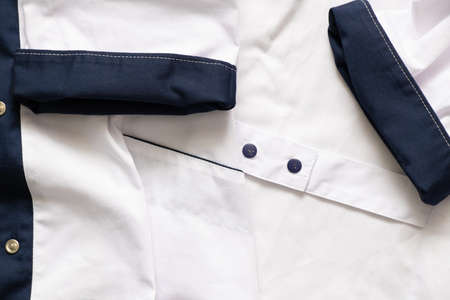 medical suit of a student studying for a doctor in Ukraine, medical uniform, health and protection