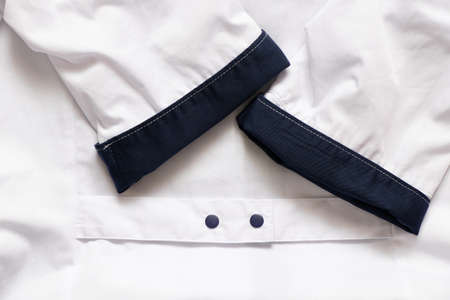 medical suit of a student studying for a doctor in Ukraine, medical uniform, health and protection