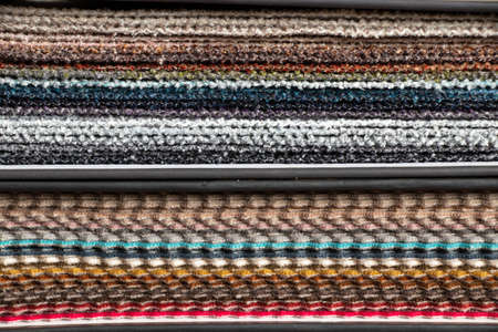 Catalog of different colors of fabrics for the client's choice for upholstery, examples of...
