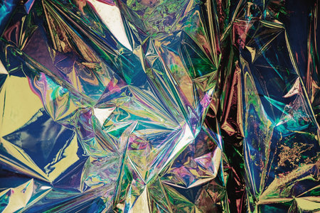 multicolored shiny pearl wall backgroundの写真素材