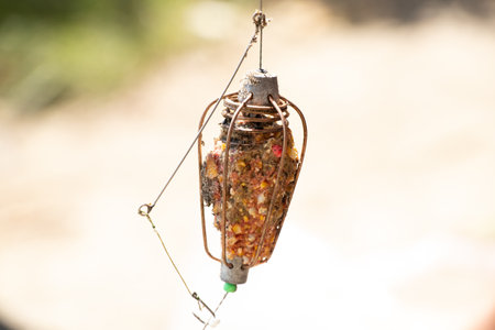 Feeder for feeding fish, fishing tackle with ready-made dressing, fishing tackle