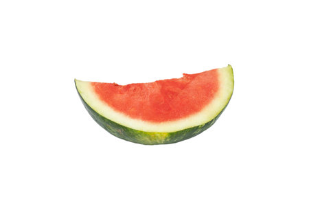 Watermelon on a white background close-up, fruitの写真素材