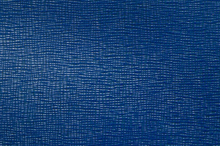 Blue leather textured background close up, women's leather bag blueの写真素材