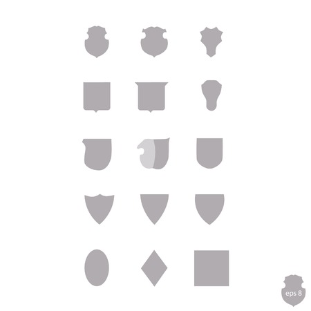 Illustration of heraldic, shield, heraldic elements, coat of arms, heraldryのイラスト素材