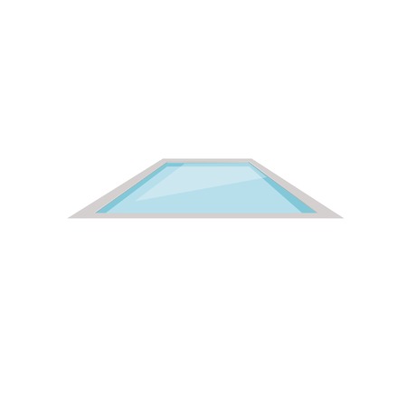 Swimming pool, indoor swimming pool, swimming pool isolated, swimming pool vectorのイラスト素材