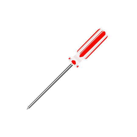 Screw driver, screw driver isolatedのイラスト素材