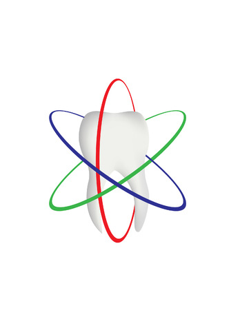 Illustration of tooth protection, tooth vectorのイラスト素材