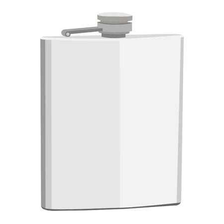 Flask, canteen, canteen isolated, canteen vector, drinking canteenのイラスト素材