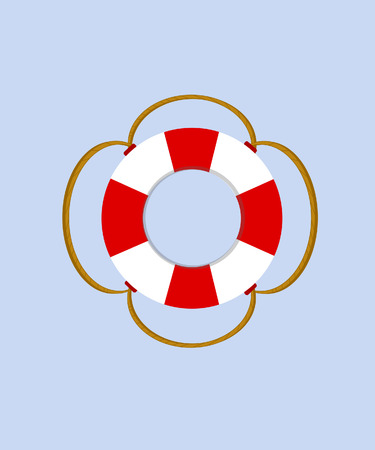 Life ring, life buoy, life preserver, life buoy vectorのイラスト素材