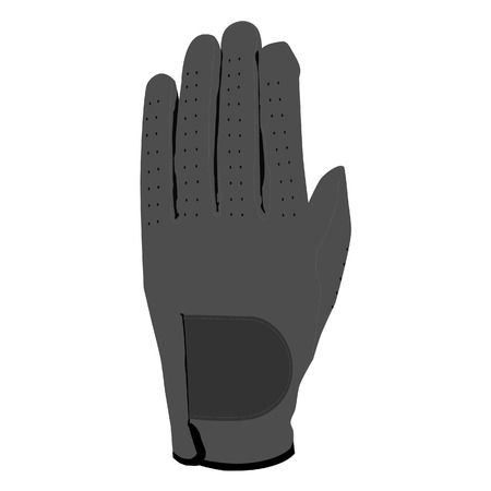 Grey glove, sport glove, glove isolated, motorcycle gloveのイラスト素材