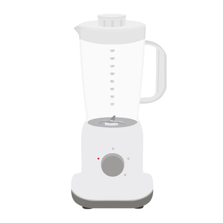 Flat illustration of fruit or vegetable blender . Appliance used in kitchens to mix and blend. Blender raster iconの写真素材