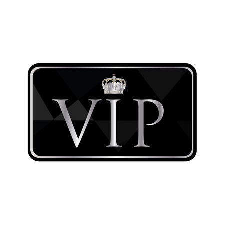 Silver vip pass with crown symbol card, vip icon,member cardの写真素材