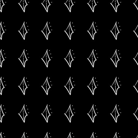 Raster illustration decorative monochrome hand drawn  pattern. Background with ornamental decorative elements with ethnic, traditional motives.の写真素材