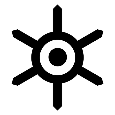 Tokyo city crest sign or emblem isolated on white background, Japan.の写真素材