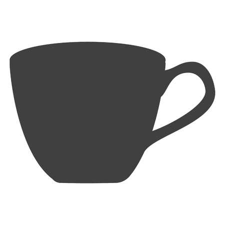 Coffee cup raster icon. Drink sign, symbol. Teacupの写真素材