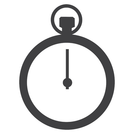 Clock raster icon. Stopwatch sign, symbolの写真素材