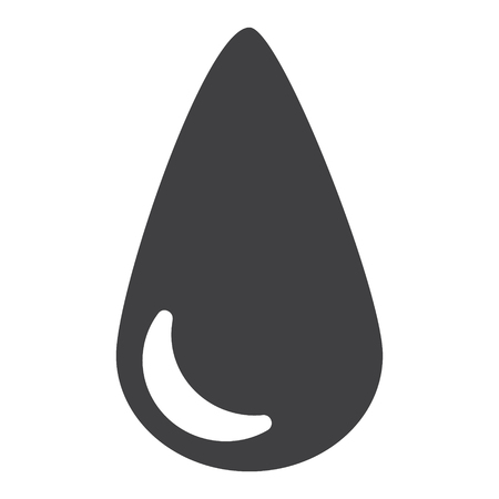 Drop raster icon. Water sign or symbolの写真素材