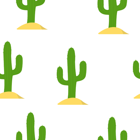 Raster  pattern with cactus design for fabric,  wrapping paper, decorationの写真素材