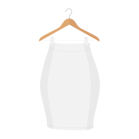 Skirt template collection. Elegant fashion woman skirt design - women skirtのイラスト素材